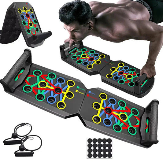 Foldable Push-Up Board: Full-Body Workout Anywhere